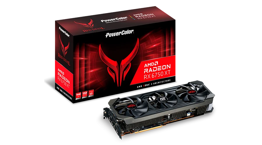 PowerColor Red Devil AMD Radeon RX 6750 XT de 12 GB GDDR6